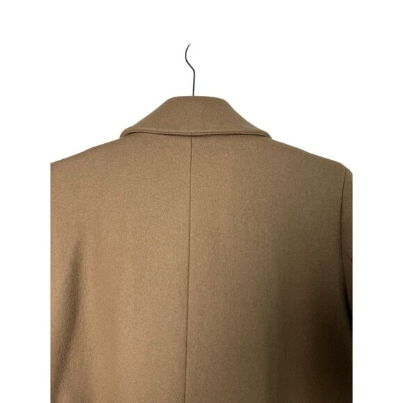 J.Crew Nello Gori Capella Wool Cashmere Coat Size 2 EUC Camel Tan - Picture 7 of 12